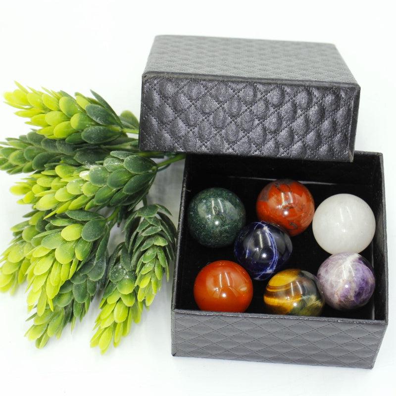 20mm Mini Sphere Box Set || Chakra Set-Nature's Treasures