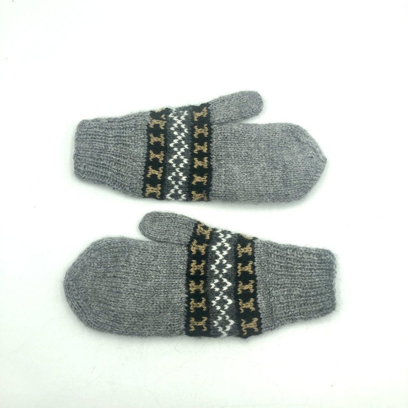 Alpaca Handwoven Adjustable Mitten Gloves-Nature's Treasures