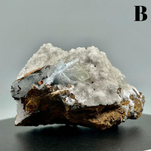 Blue Barite Crystal Cluster || Medium-Nature's Treasures