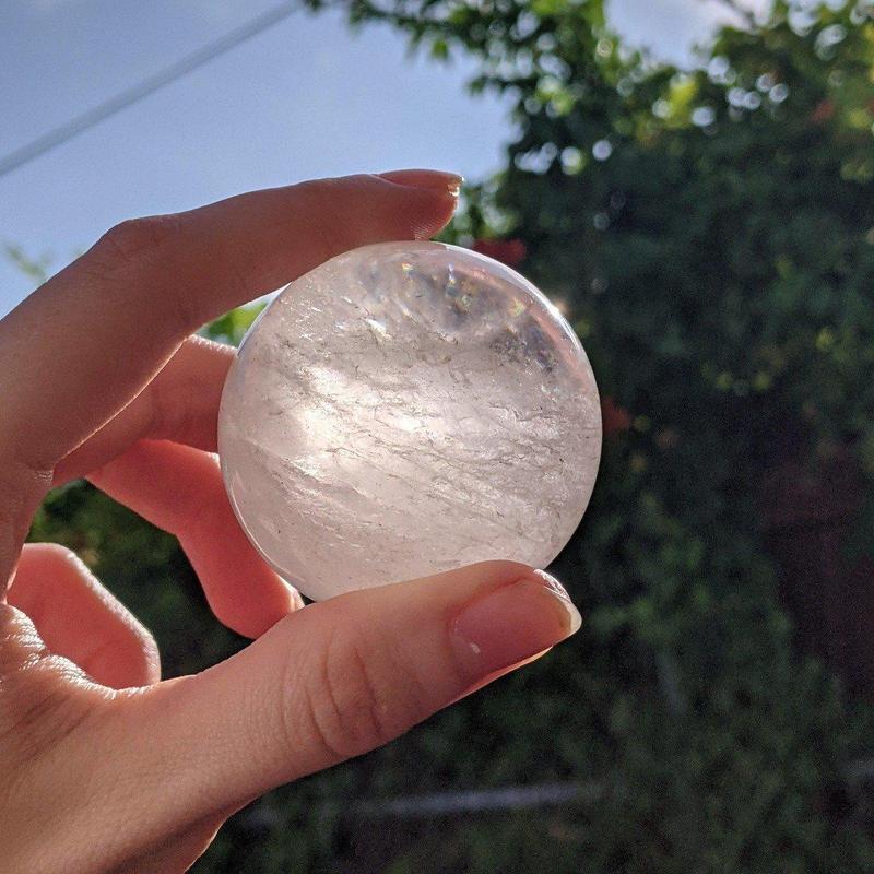 Clear Quartz Crystal Sphere - 50mm