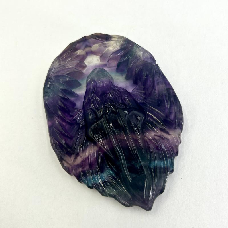 Fluorite Virgin Mary Crystal Carvings || Trunk Show-Nature's Treasures