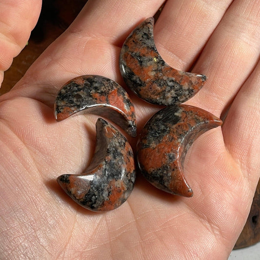 Half Moon Crescent Crystal Carvings-Nature's Treasures