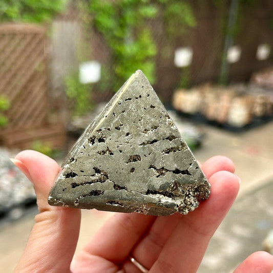 Half Polished Pyrite Pyramids || Trunk Show 2024-Nature's Treasures