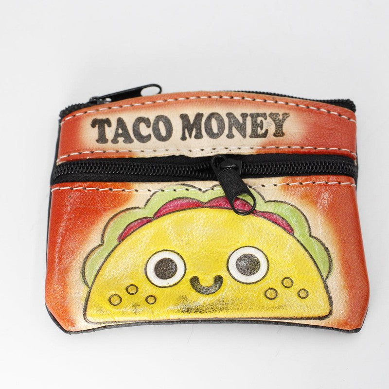 Hand Made Taco Money Coin Pouches || Peru-Nature's Treasures