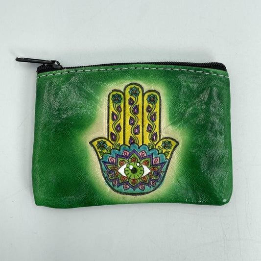 Handmade Peruvian Coin Wallets || Hamsa Design-Nature's Treasures
