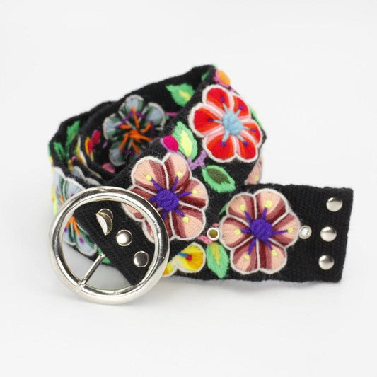 Handwoven Peruvian Floral Belts || Peru-Nature's Treasures