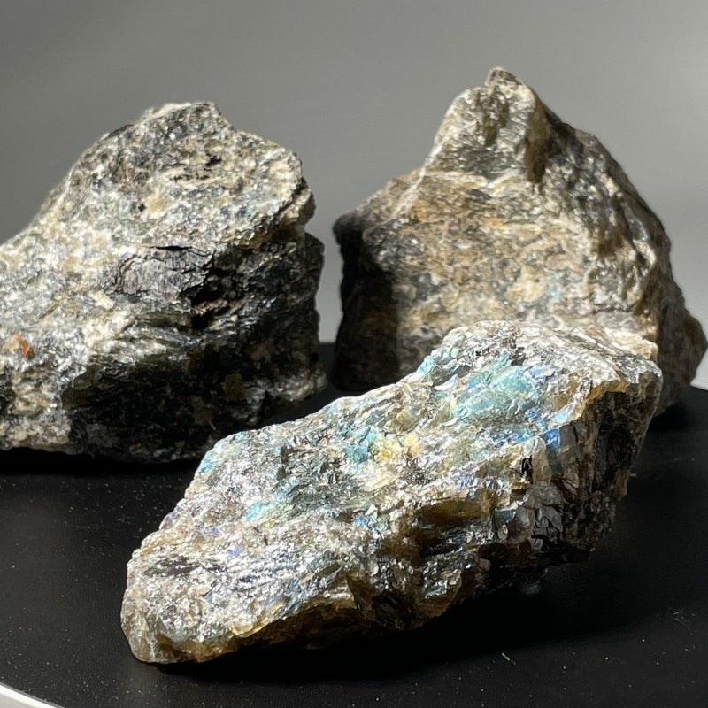 Labradorite Rough Single Raw Chunk || Psychic Protection, Willpower Enhancer|| Madagascar-Nature's Treasures