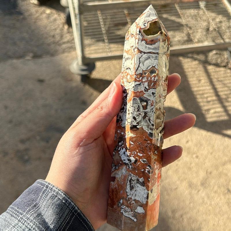 Money Agate Tower Points-Nature's Treasures