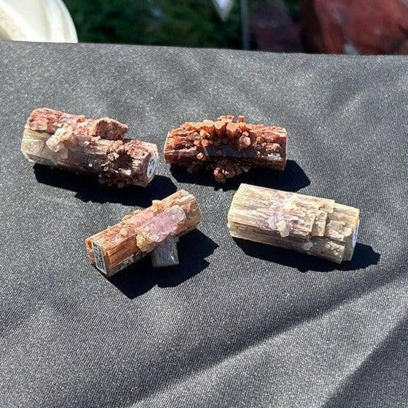 Natural Aragonite Star Log Cluster's From Spain || Trunk Show 2024-Nature's Treasures