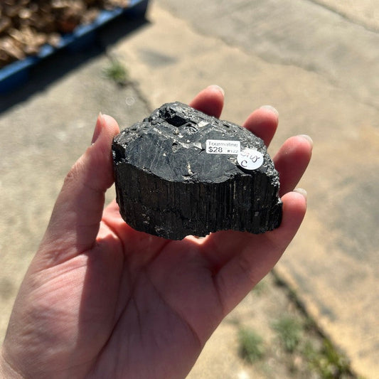 Natural Black Tourmaline Rough Bolders-Nature's Treasures