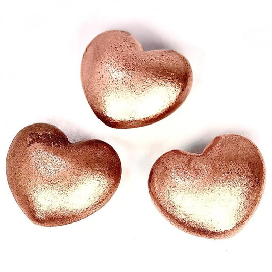 Natural Copper Puff Hearts 40mm || Grounding-Nature's Treasures