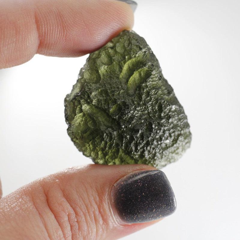 Natural Rough Moldavite Specimen Gram Piece || Czech Republic-Nature's Treasures