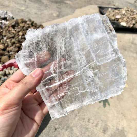 Natural Small Selenite Satin Spar Windows || Morocco-Nature's Treasures