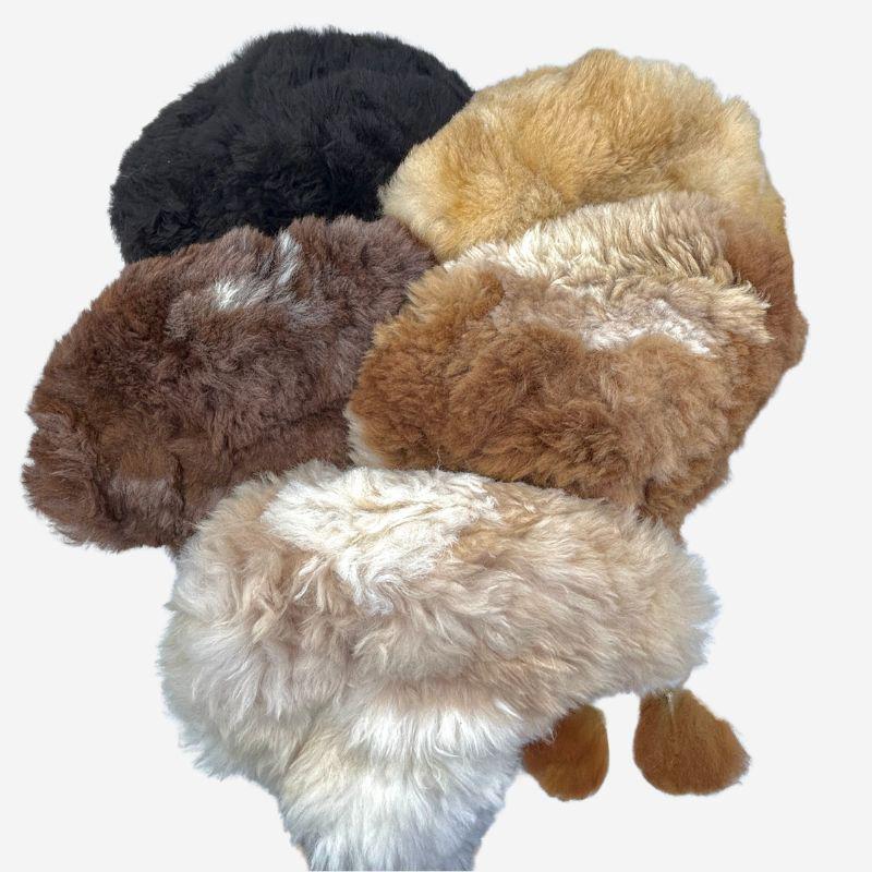 Peruvian Alpaca Wool Furry Hats || Handmade-Nature's Treasures