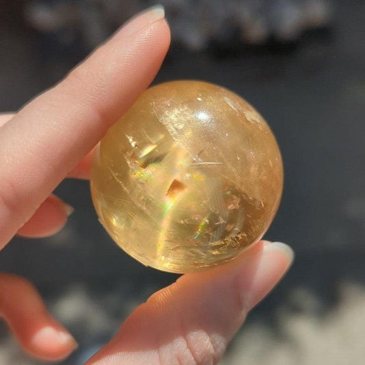 Polished 35MM Optical Calcite Crystal Spheres || Trunk Show-Nature's Treasures
