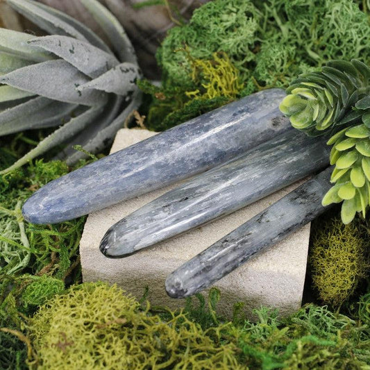 Polished Blue Kyanite Massage Tool || Brazil-Nature's Treasures