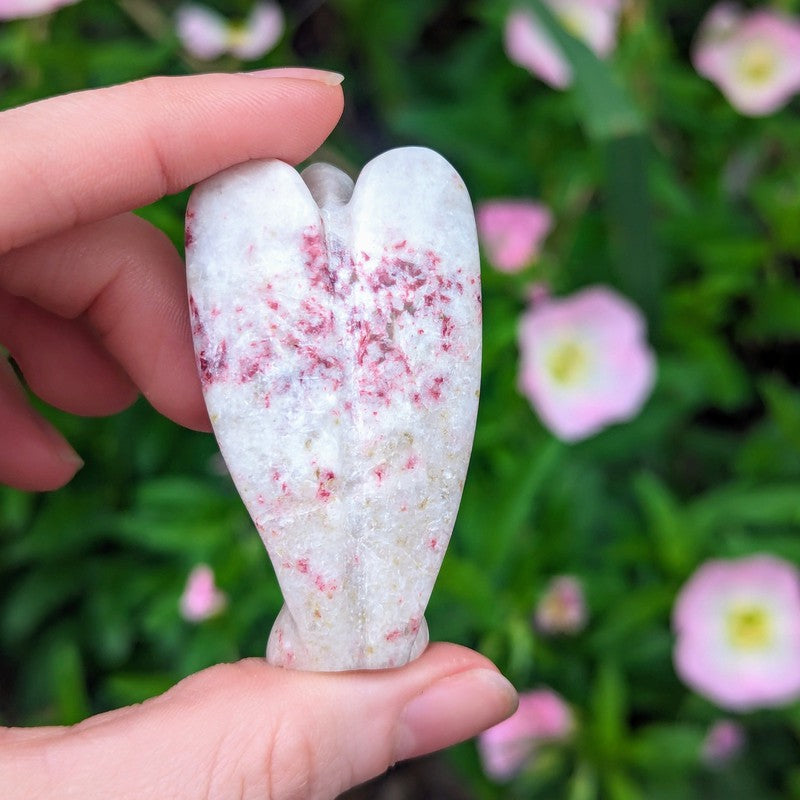 Polished Cinnabar Angel Carvings || Inner-Connections || Peru-Nature's Treasures