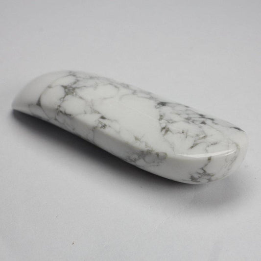 Polished Howlite S-Shaped Massage Tool || Anger & Stress Releaser || Canada-Nature's Treasures