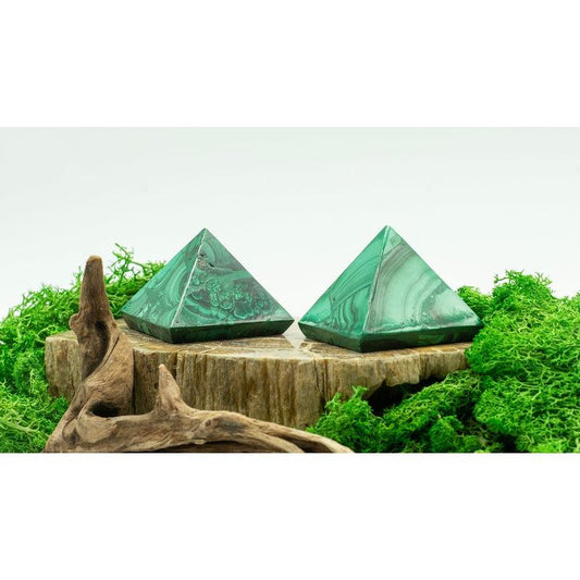 Polished Malachite Pyramids || Transformation ||Africa-Nature's Treasures
