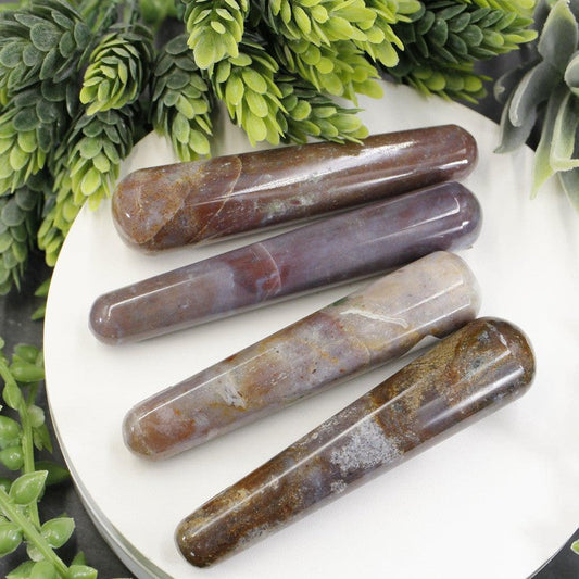 Polished Ocean Jasper Massage Tools || India-Nature's Treasures