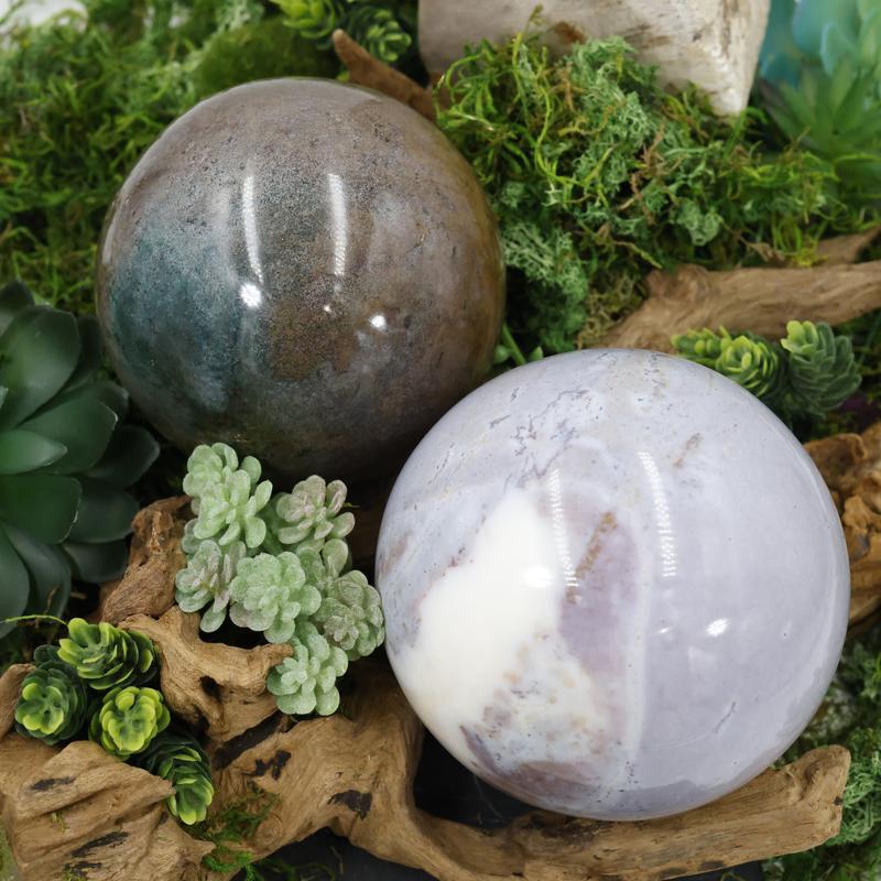 Polished Ocean Jasper Spheres || Madagascar-Nature's Treasures