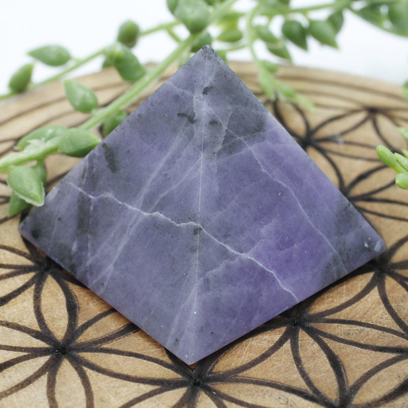 Polished Purple Opal Pyramids || Spiritual Enhancement || Mexico
