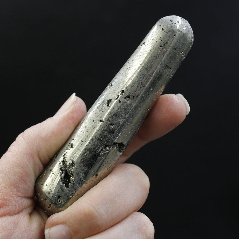 Polished Pyrite Massage Point Tools || Peru-Nature's Treasures
