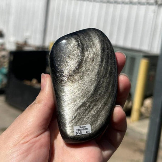 Polished Silver Sheen Obsidian Free Forms || Trunk Show 2024-Nature's Treasures
