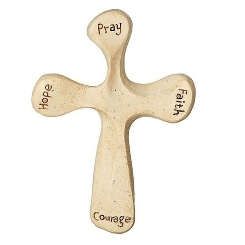 Polyresin Hand Holding Comfort Crosses-Nature's Treasures
