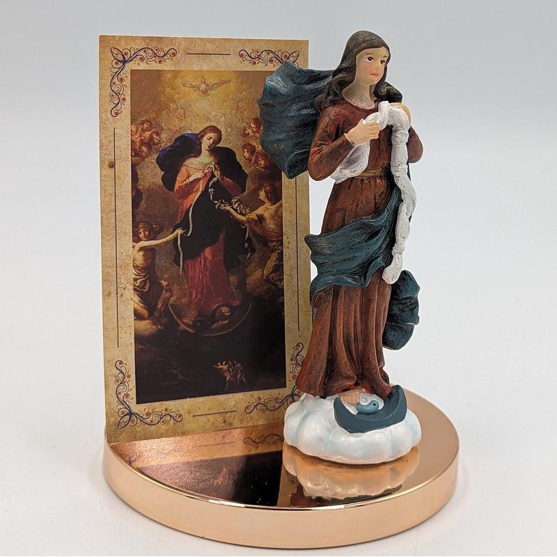 Polyresin St. Mary Undoer Of Knots Statue Figurine "Personal Troubles"-Nature's Treasures