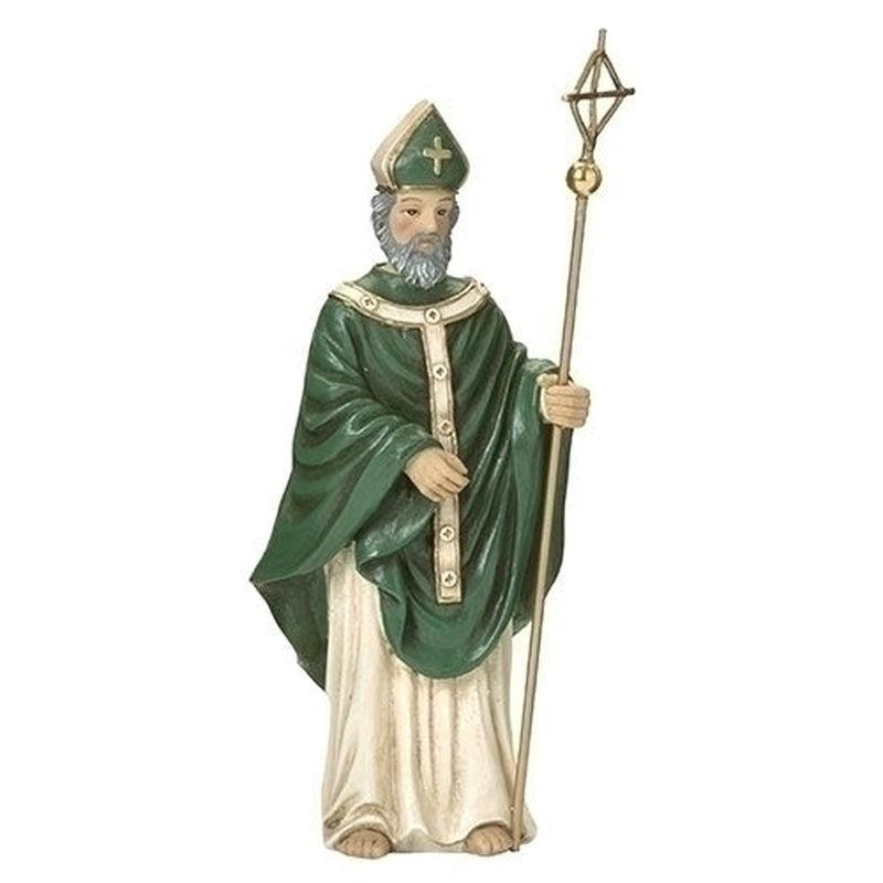 Polyresin St. Patrick Statue Figurine "Patron Of Ireland"-Nature's Treasures