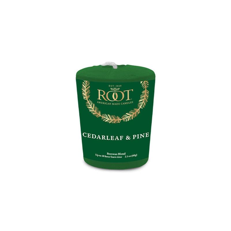 Root Candles Limited Edition Holiday Collection || Cedarleaf & Pine-Nature's Treasures