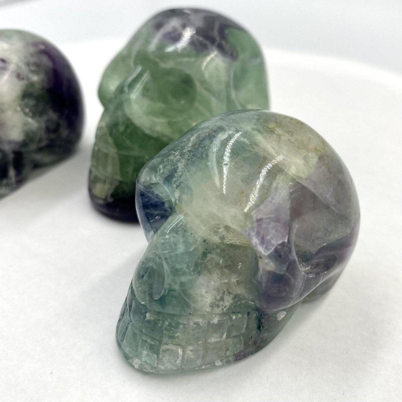 SHOW PRODUCT: Fluorite Skull Carvings-Nature's Treasures