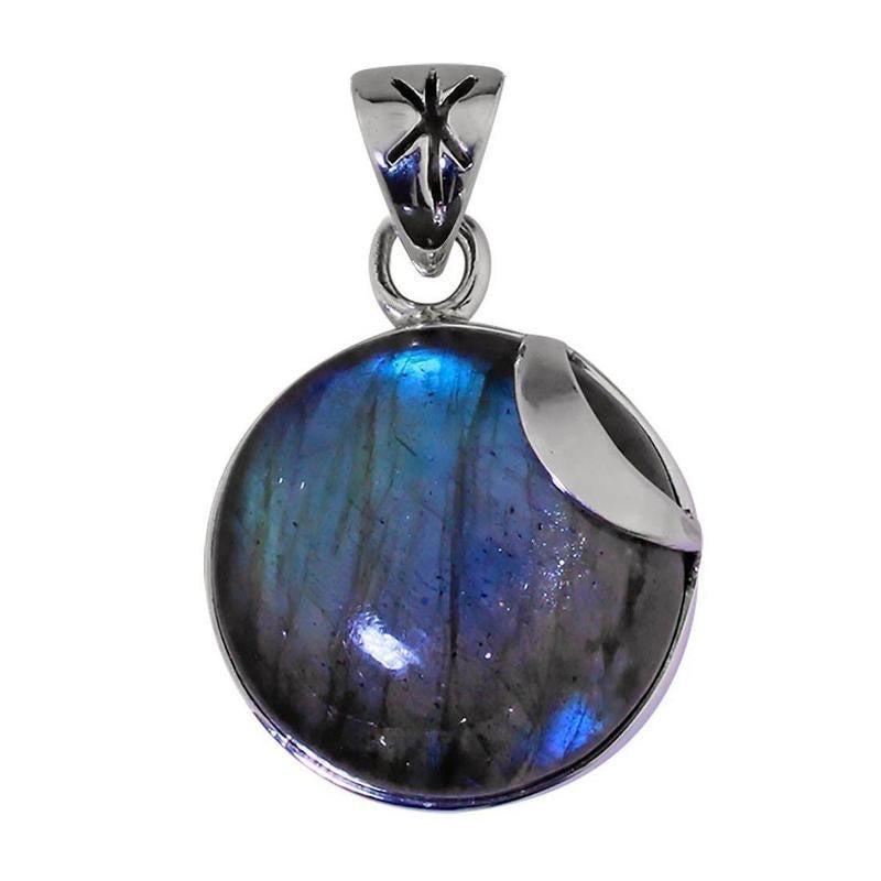 Shooting Star Labradorite Pendants || .925 Sterling Silver-Nature's Treasures