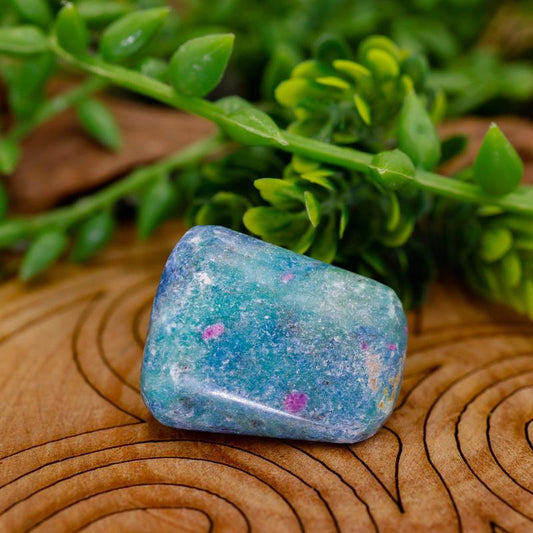 Ruby Fuchsite Tumble - Green Muscovite-Nature's Treasures