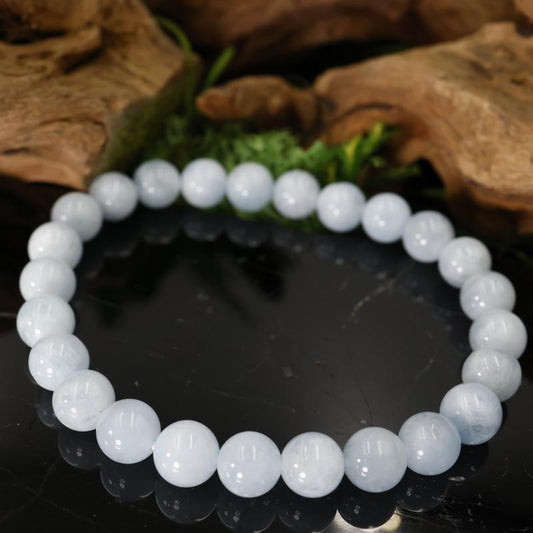 Unisex Gemstone Power Bracelets || Aquamarine-Nature's Treasures