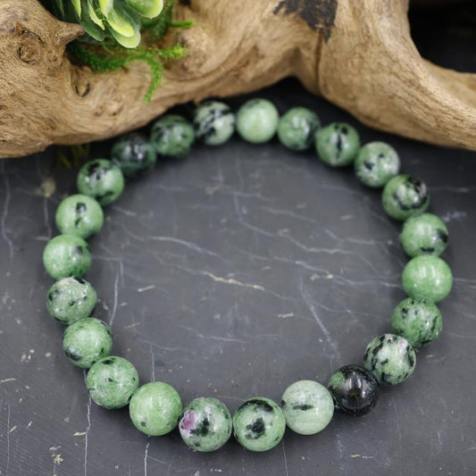 Unisex Gemstone Power Bracelets || Ruby in Fuchsite-Nature's Treasures