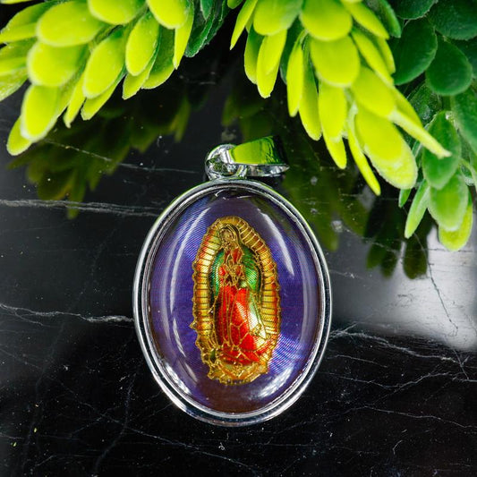 Unisex Silver Plated Virgin Mary Pendants || Trunk Show-Nature's Treasures