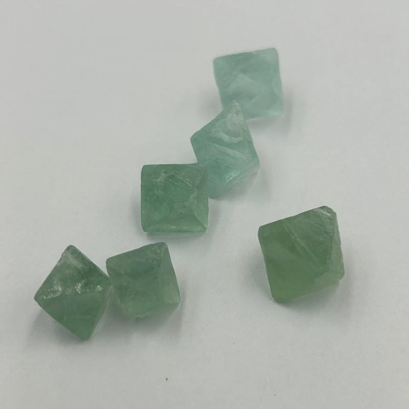 Unpolished Natural Fluorite Octahedron Carvings || Clarity-Nature's Treasures