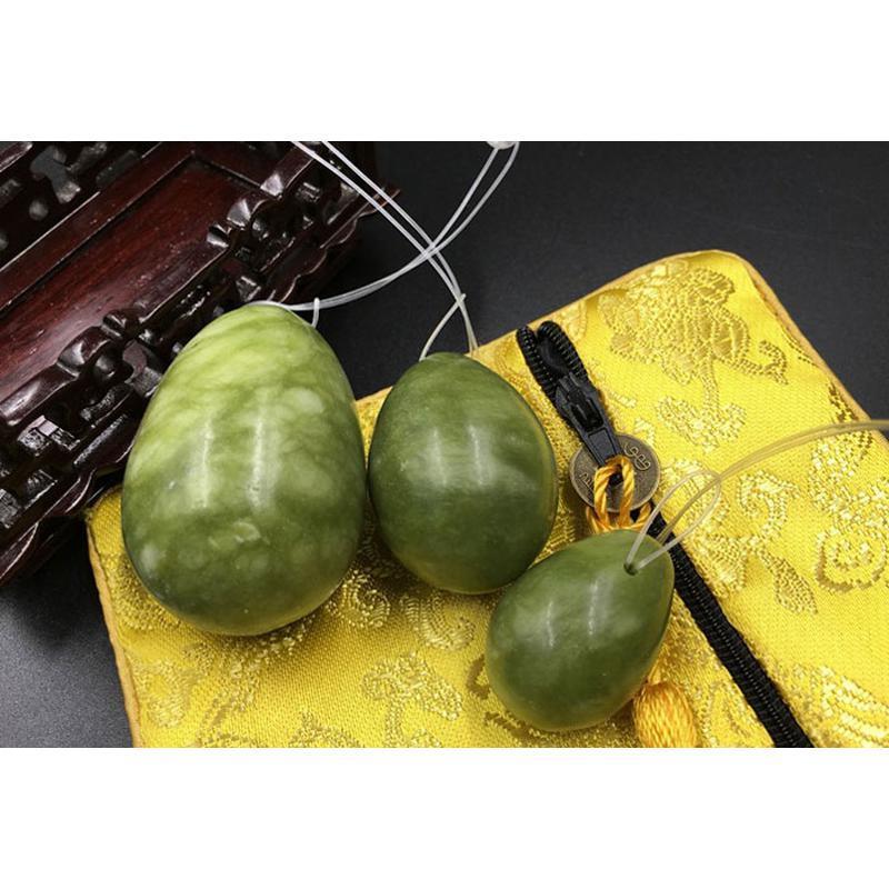 Xiuyan Jade Yoni Egg Set-Nature's Treasures