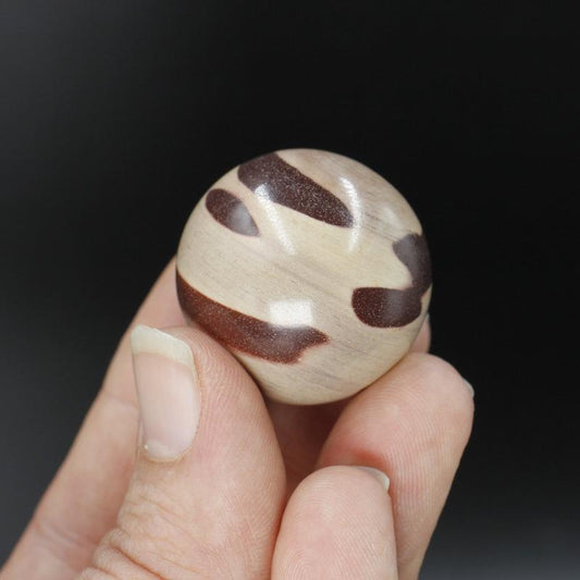 Brown Zebra Jasper Sphere 30mm-Nature's Treasures