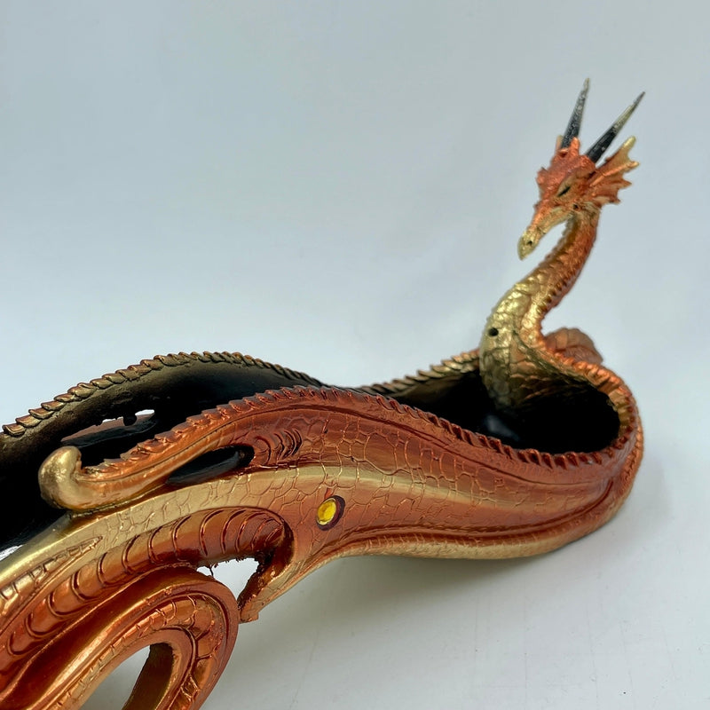 Celtic Fire Dragon Totem Incense Holder || Strength, Magic-Nature's Treasures