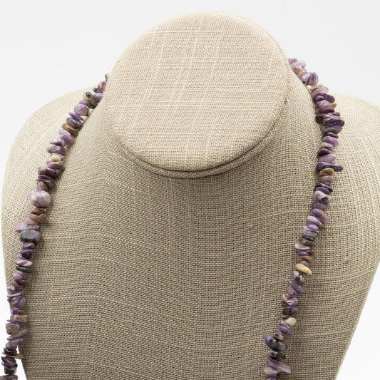 Charoite Chip Necklace-Nature's Treasures