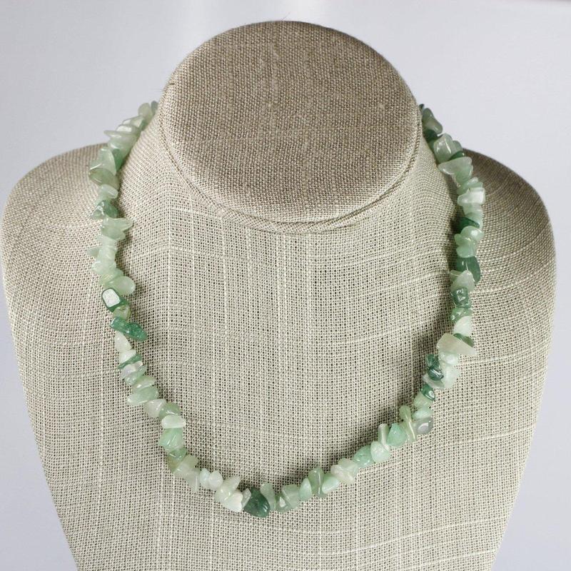 Chip Necklace Choker - Green Aventurine-Nature's Treasures