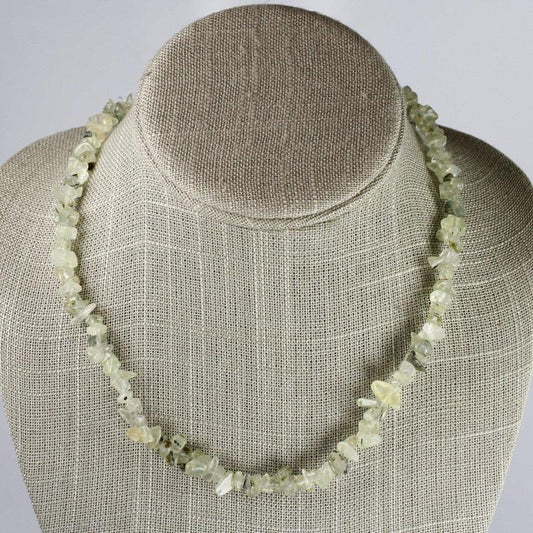 Chip Necklace Choker - Peridot-Nature's Treasures