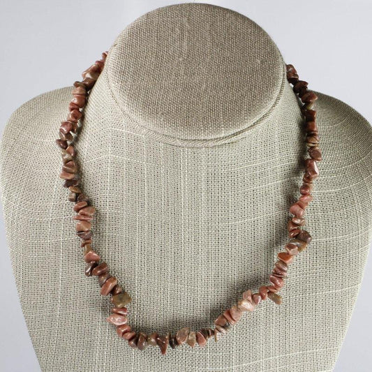 Chip Necklace Choker - Rhodonite-Nature's Treasures
