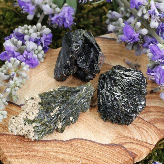 Epidote Flower Specimens Natural Pistacite Mineral-Nature's Treasures