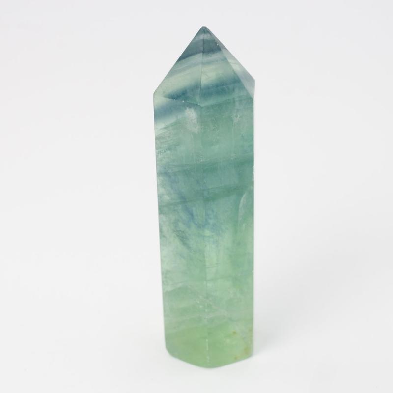 Fluorite Polished Point Tower || Large || Decision Making-Nature's Treasures