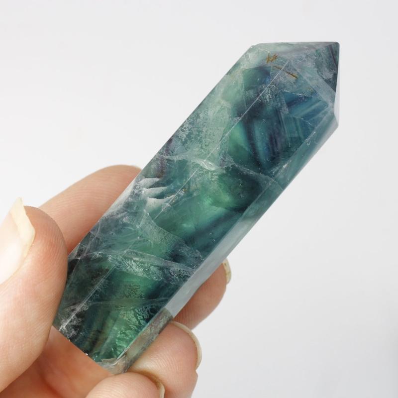 Fluorite Polished Point Tower || Large || Decision Making