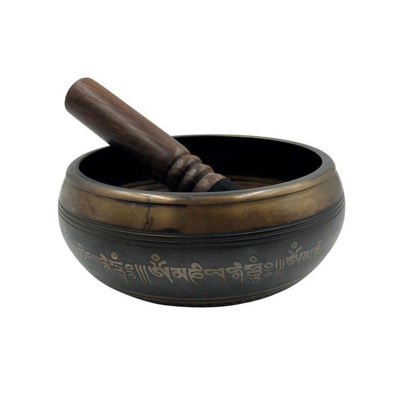 Ganesh Carved Symbol Mantra Bowl-Nature's Treasures
